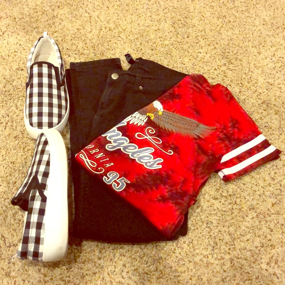 Slip on Checkered sneakers 🏁